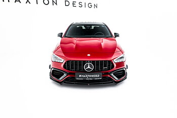 FRONT SPLITTER V.2 SUITABLE FOR MERCEDES-AMG CLA 45 AERO C118 FACELIFT – MAXTON DESIGN