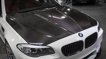 AGENCY POWER KOLFIBER HUV MED LUFTINTAG KÅPA BMW F10 M5 550 535 528 2011+