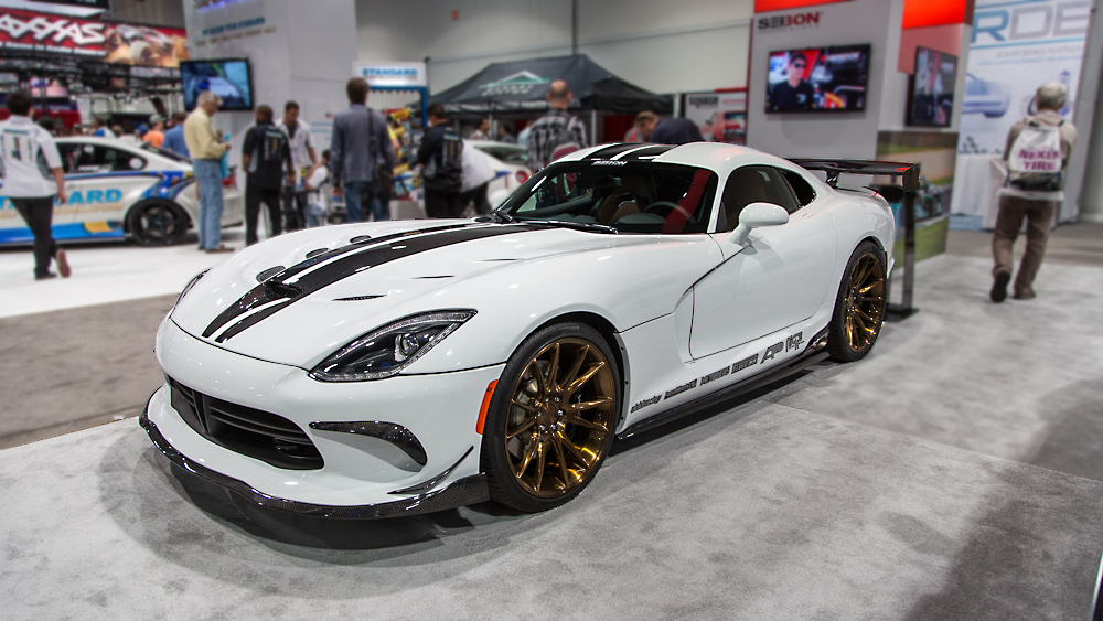 AGENCY POWER CARBON FIBER UPPER FRONT BUMPER GUARDS PAIR SRT VIPER 2013+