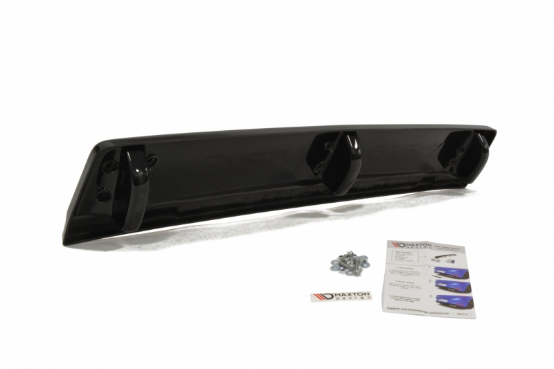 CENTRAL REAR SPLITTER VW GOLF VII R (WITH VERTICAL BARS)