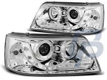 HEADLIGHTS VW T5 04.03-08.09 DAYLIGHT CHROME