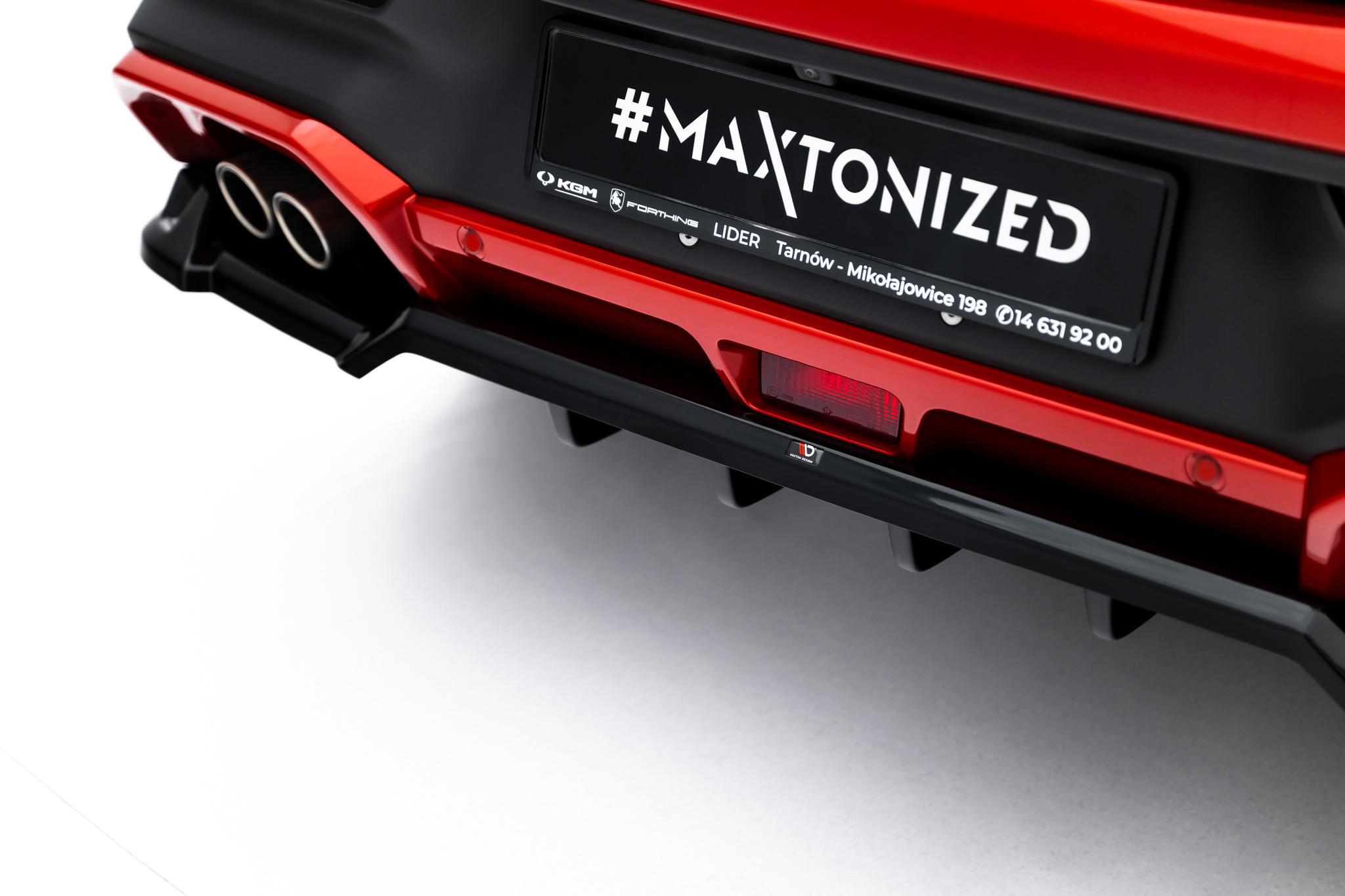 REAR SPLITTER (WITH VERTICAL BARS) SUITABLE FOR FORTHING T-FIVE MK1 – MAXTON DESIGN - 4