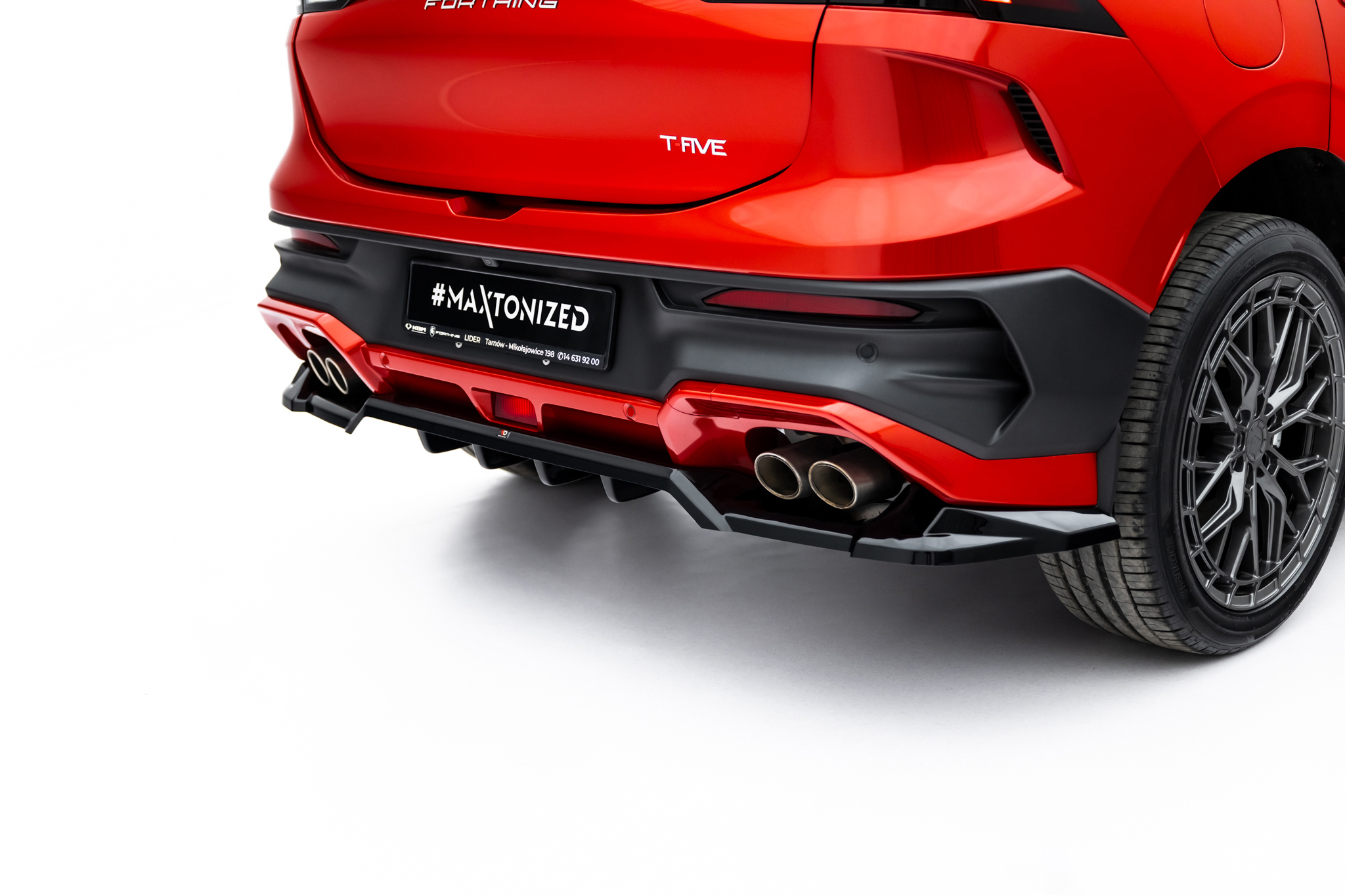 REAR SPLITTER (WITH VERTICAL BARS) SUITABLE FOR FORTHING T-FIVE MK1 – MAXTON DESIGN - 3