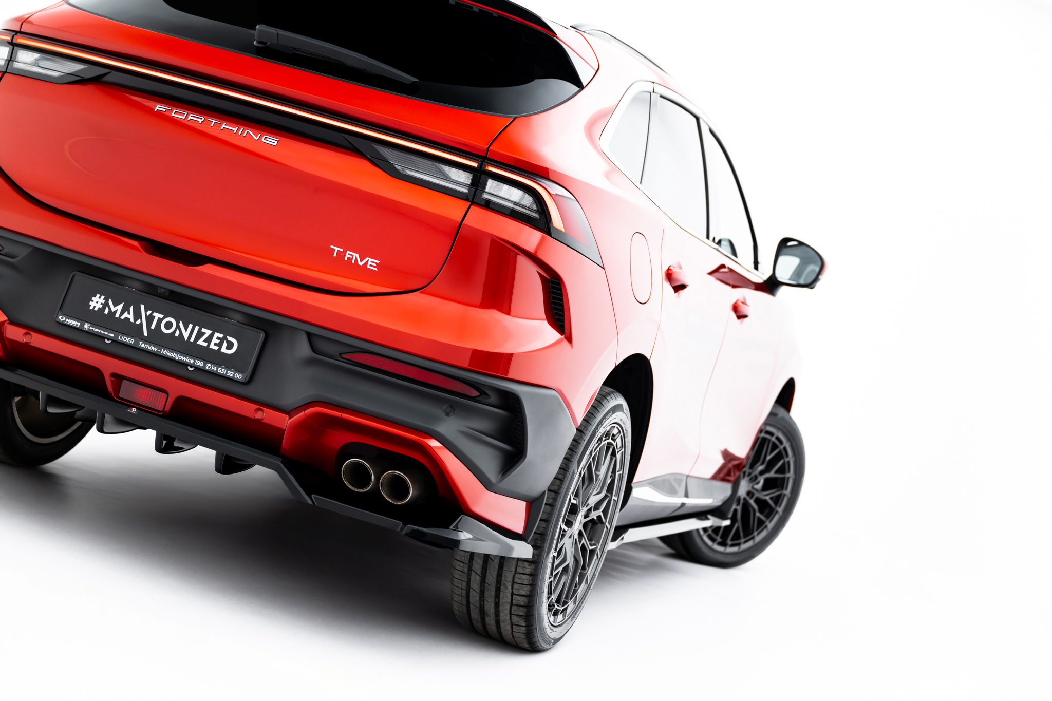 REAR SPLITTER (WITH VERTICAL BARS) SUITABLE FOR FORTHING T-FIVE MK1 – MAXTON DESIGN