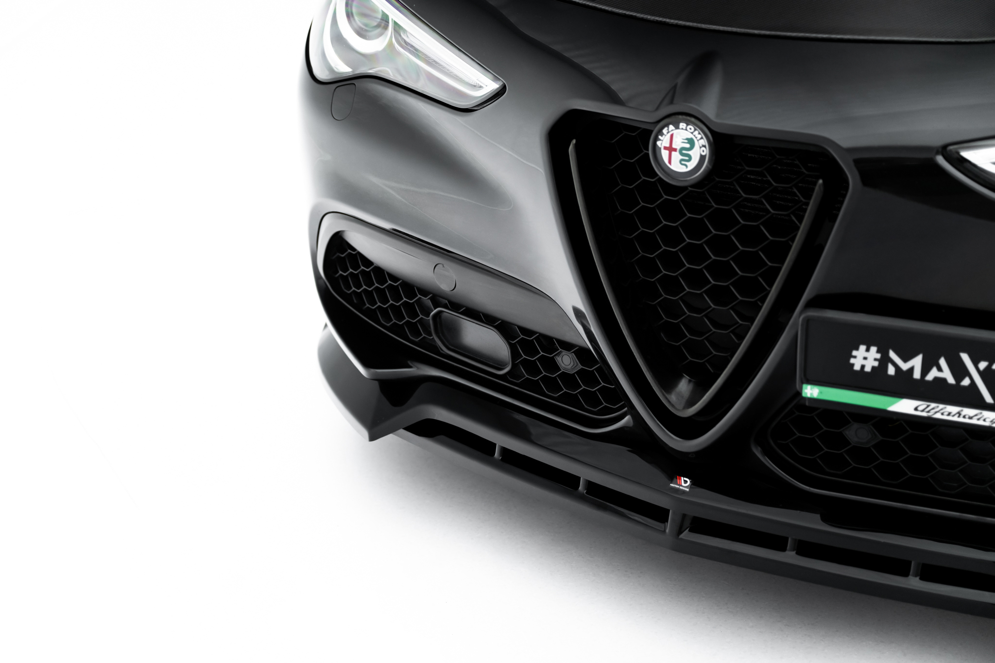 FRONT SPLITTER V.3 SUITABLE FOR ALFA ROMEO STELVIO MK1 – MAXTON DESIGN - 5