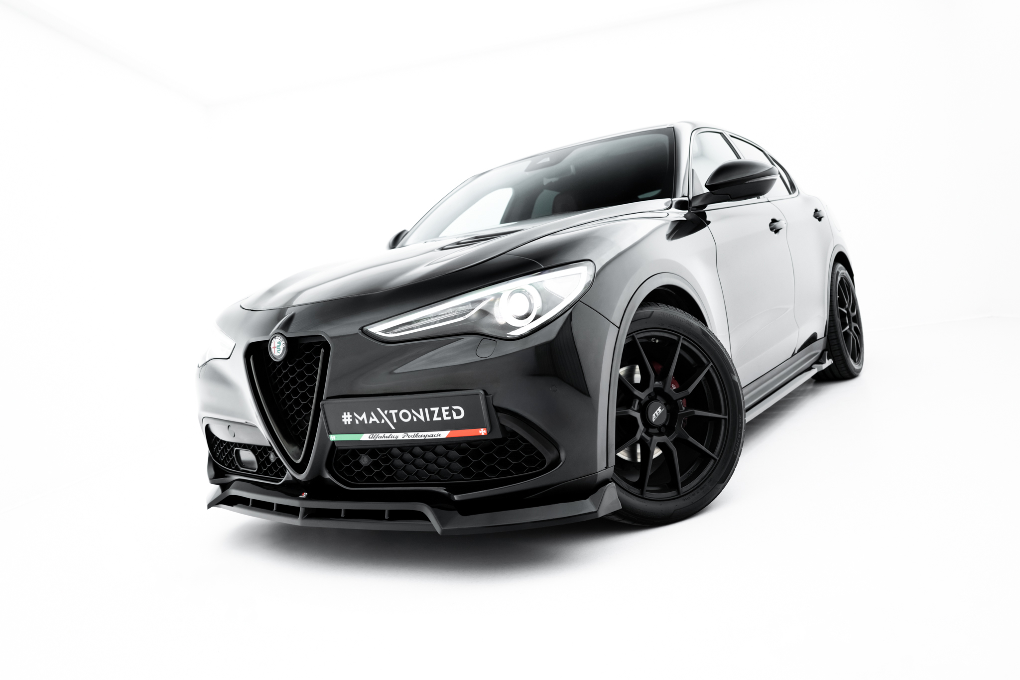 FRONT SPLITTER V.3 SUITABLE FOR ALFA ROMEO STELVIO MK1 – MAXTON DESIGN - 3