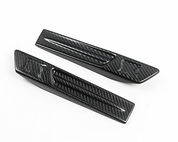 AGENCY POWER CARBON FIBER FRONT FENDER LOGO PLATE NISSAN R35 GT-R 09-16
