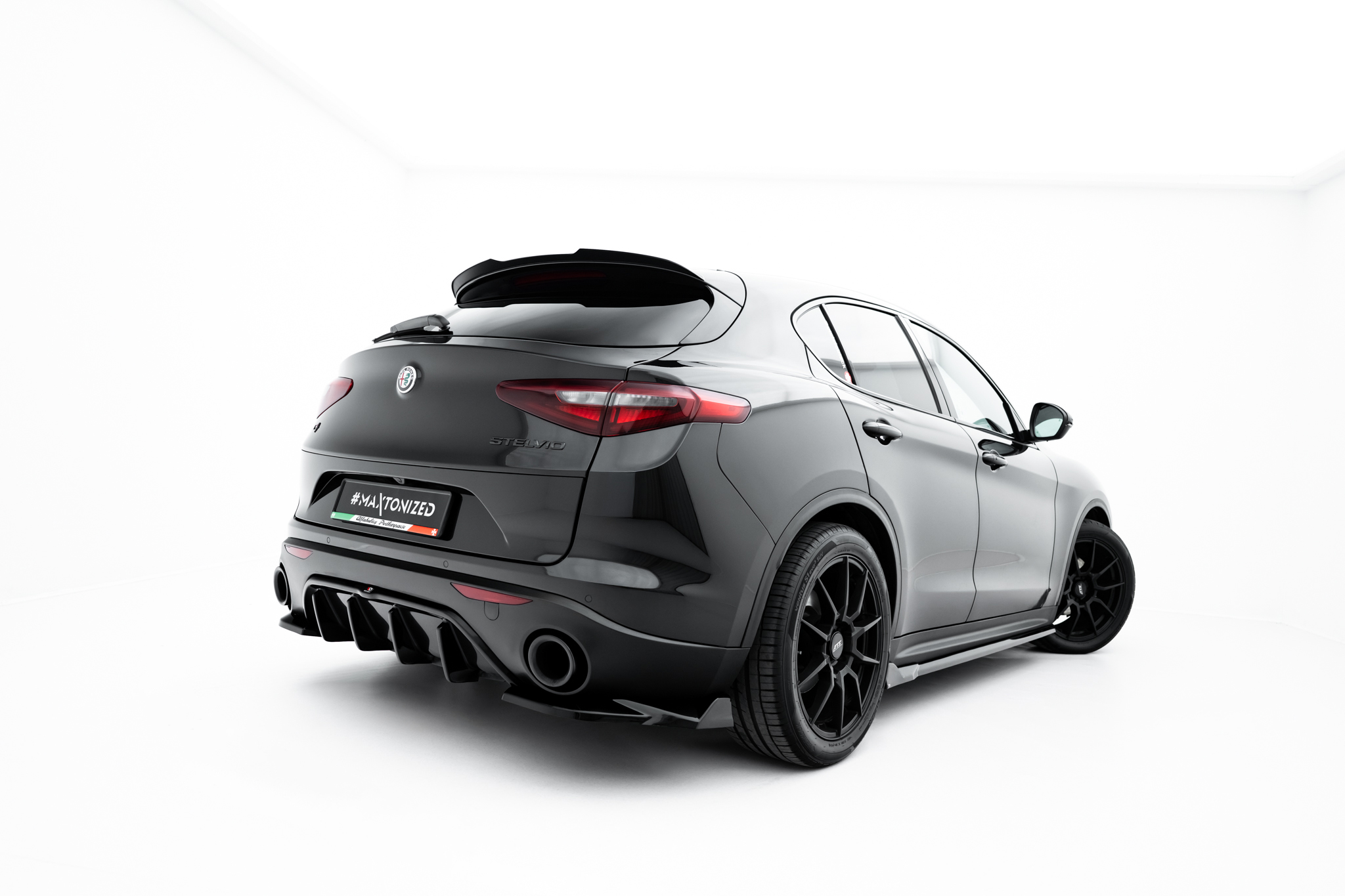 REAR SIDE SPLITTERS V.2 SUITABLE FOR ALFA ROMEO STELVIO MK1 – MAXTON DESIGN - 4