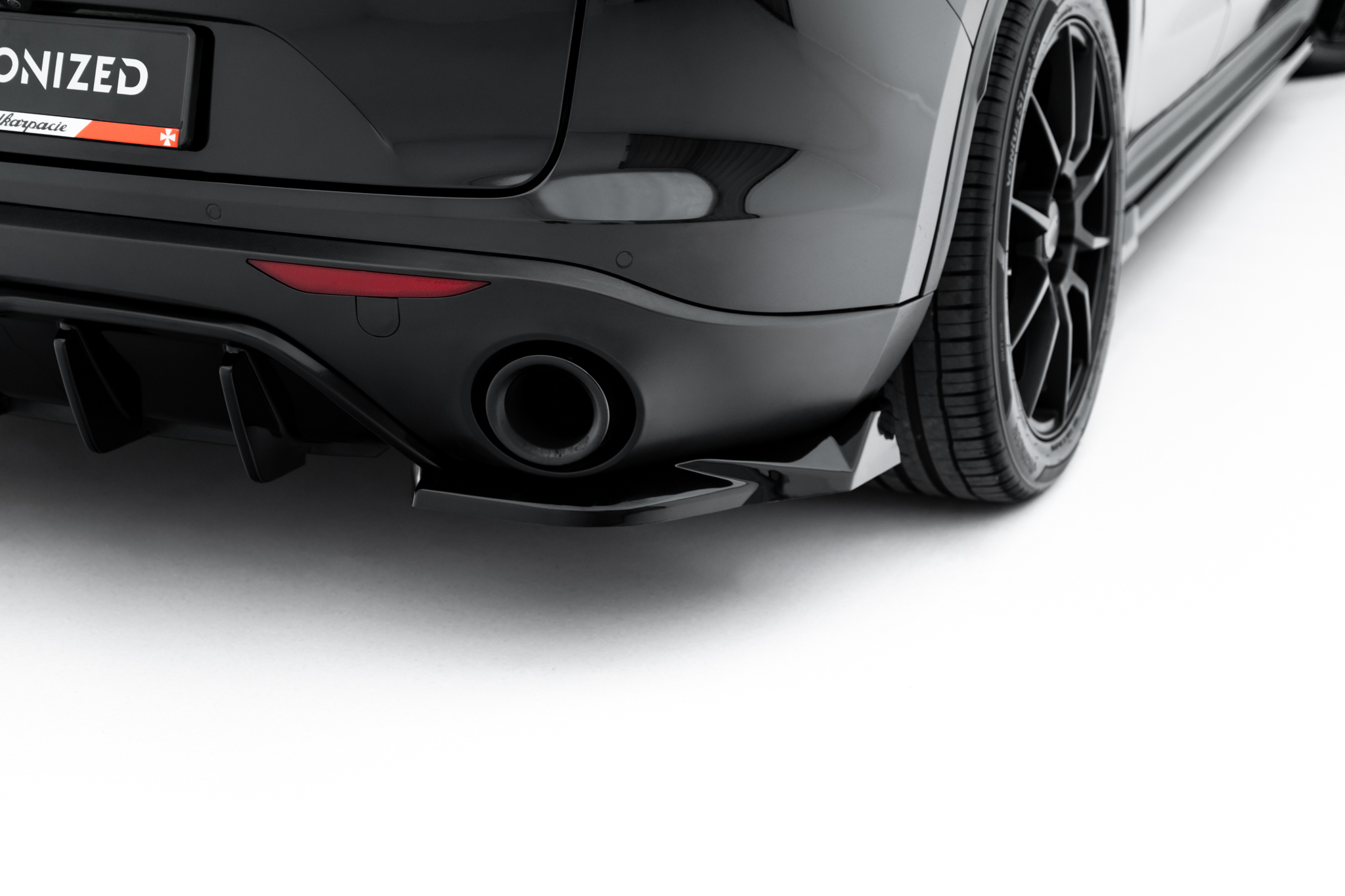 REAR SIDE SPLITTERS V.2 SUITABLE FOR ALFA ROMEO STELVIO MK1 – MAXTON DESIGN - 3