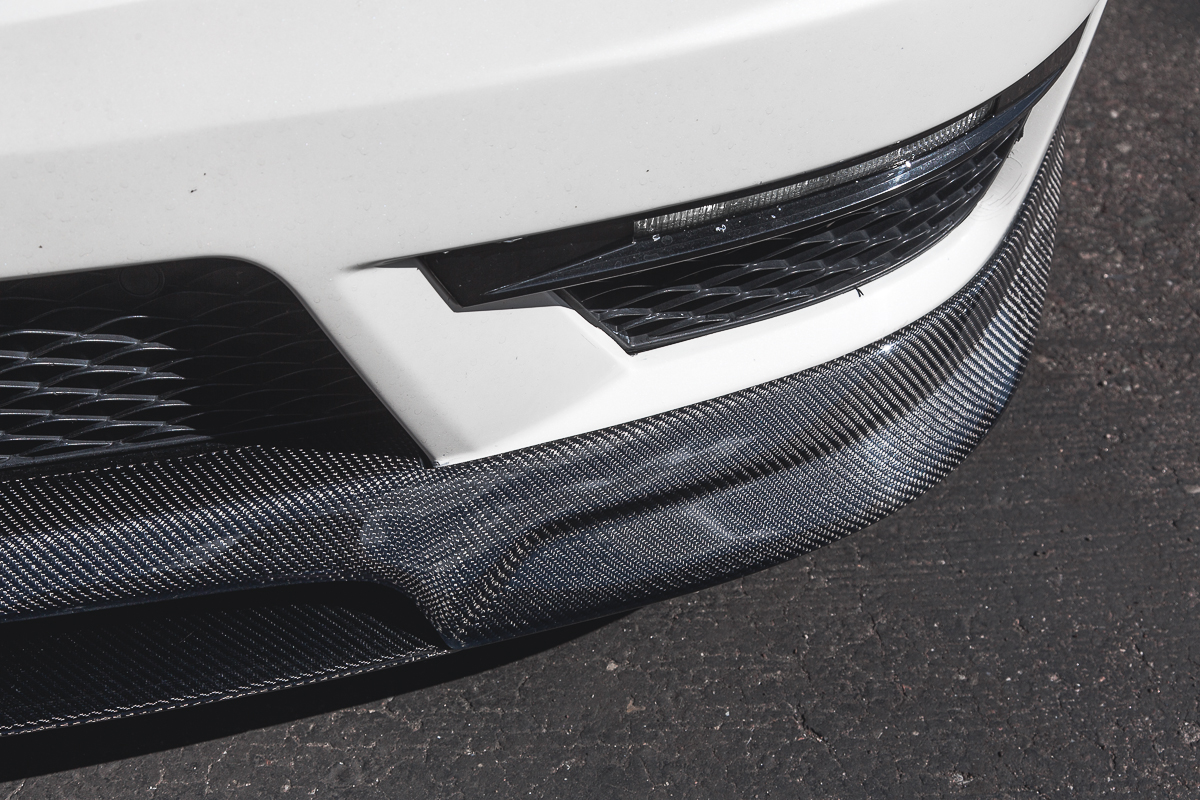 AGENCY POWER CARBON FIBER FRONT LIP MERCEDES-BENZ C63 AMG W204 12-14 - 3