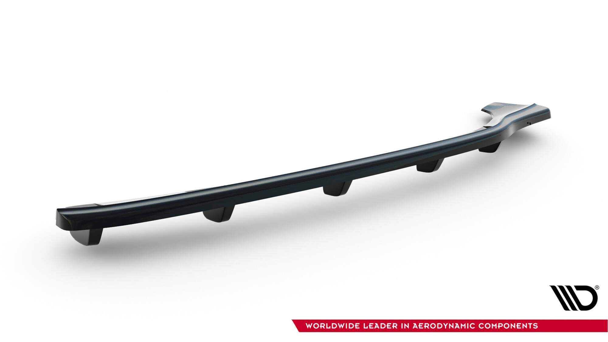Central Rear Splitter (Vertical Bars) BMW 3 E46 Coupe M-Pack - 7