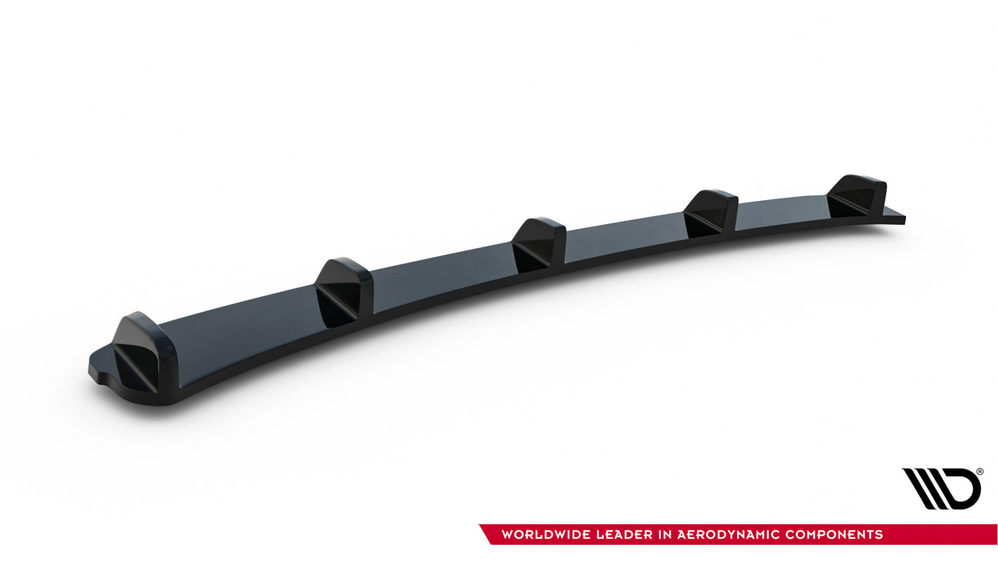 Central Rear Splitter (Vertical Bars) BMW 3 E46 Coupe M-Pack - 9