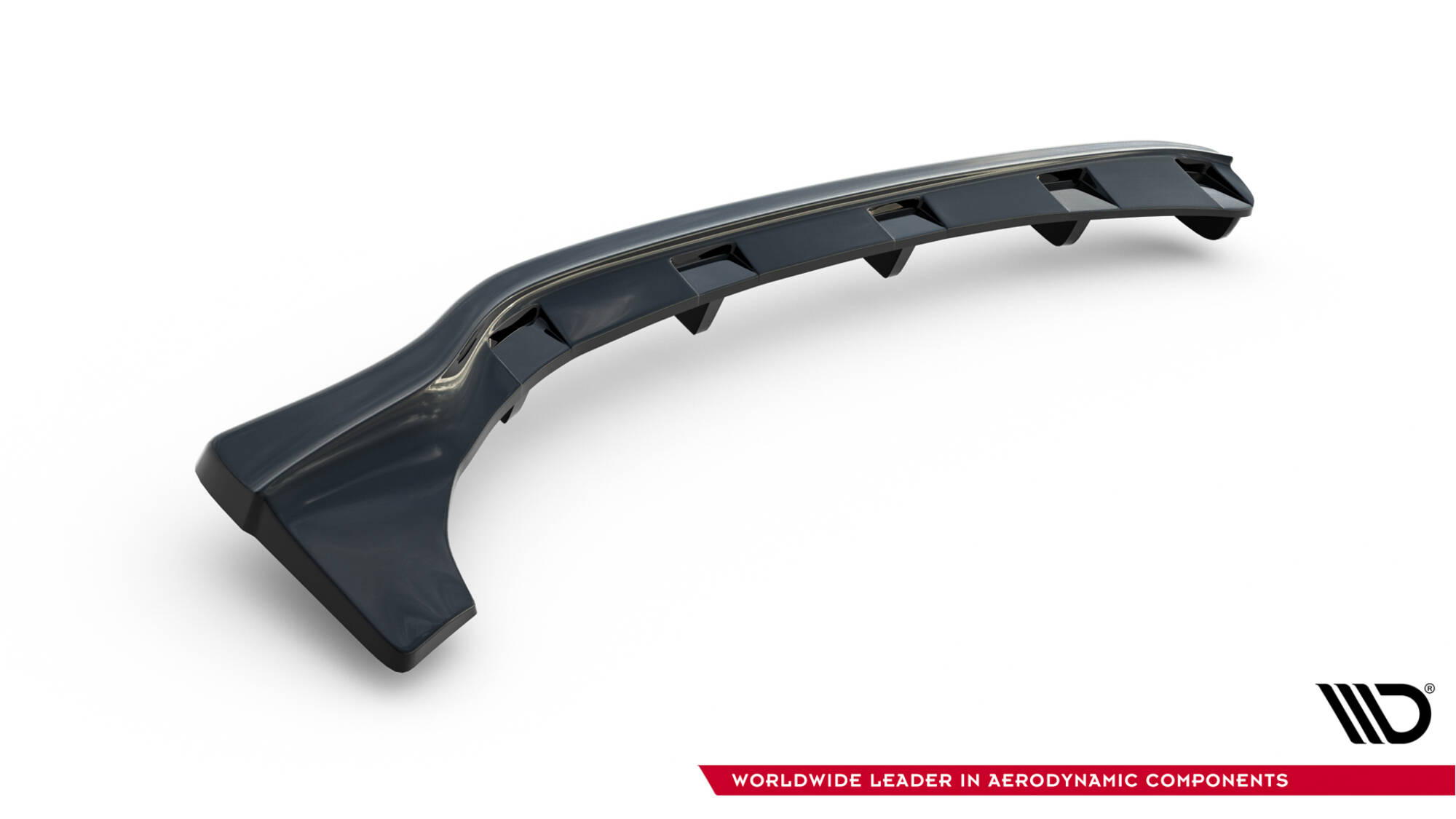 Central Rear Splitter (Vertical Bars) BMW 3 E46 Coupe M-Pack - 6