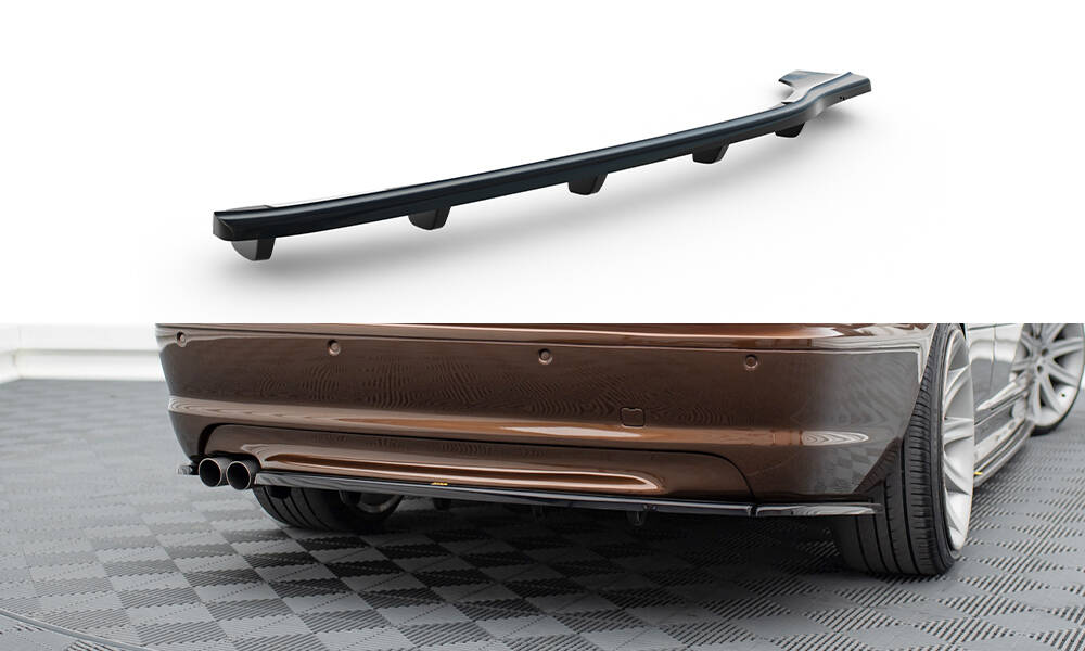 Central Rear Splitter (Vertical Bars) BMW 3 E46 Coupe M-Pack