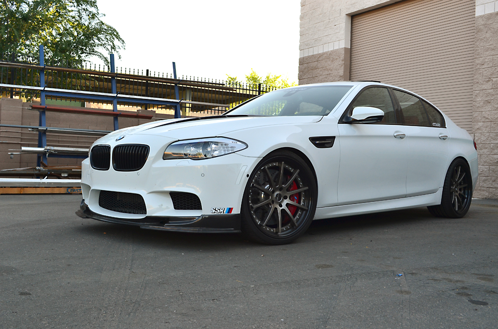 AGENCY POWER CARBON FIBER FRONT LIP SPOILER BMW M5 F10 12-17 - 4