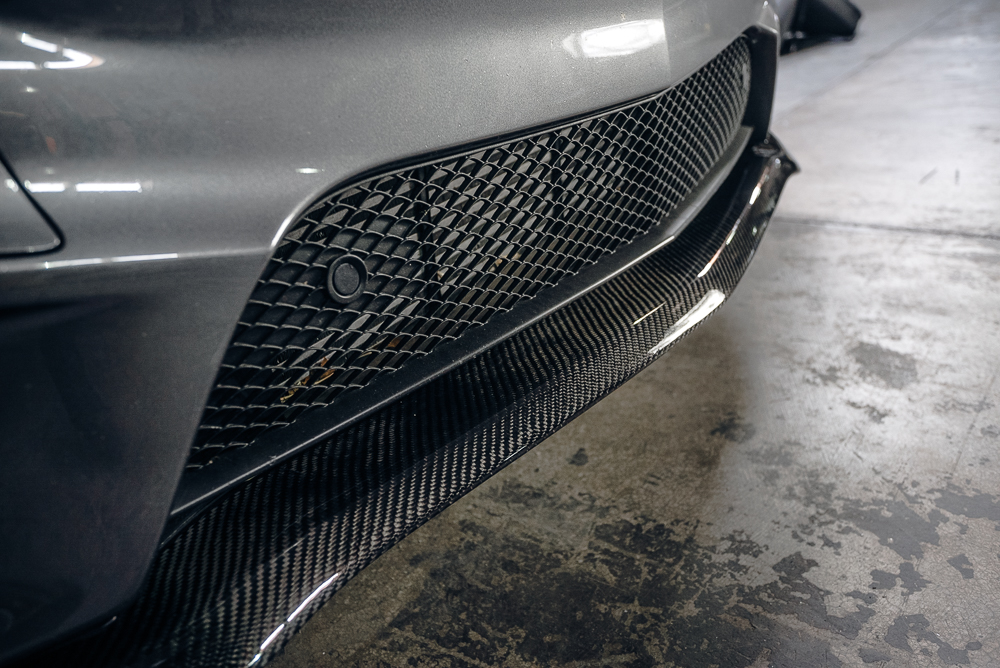 AGENCY POWER CARBON FIBER FRONT LIP COVER MERCEDES-BENZ CLA250 14-15 - 3