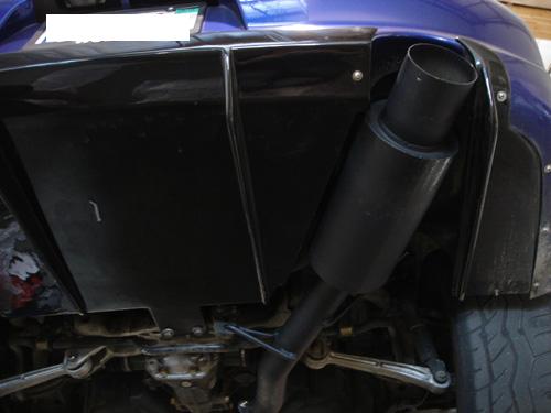 MITSUBISHI EVO 8/9 BLACK V2 CATBACK SYSTEM MEGAN RACING - 3