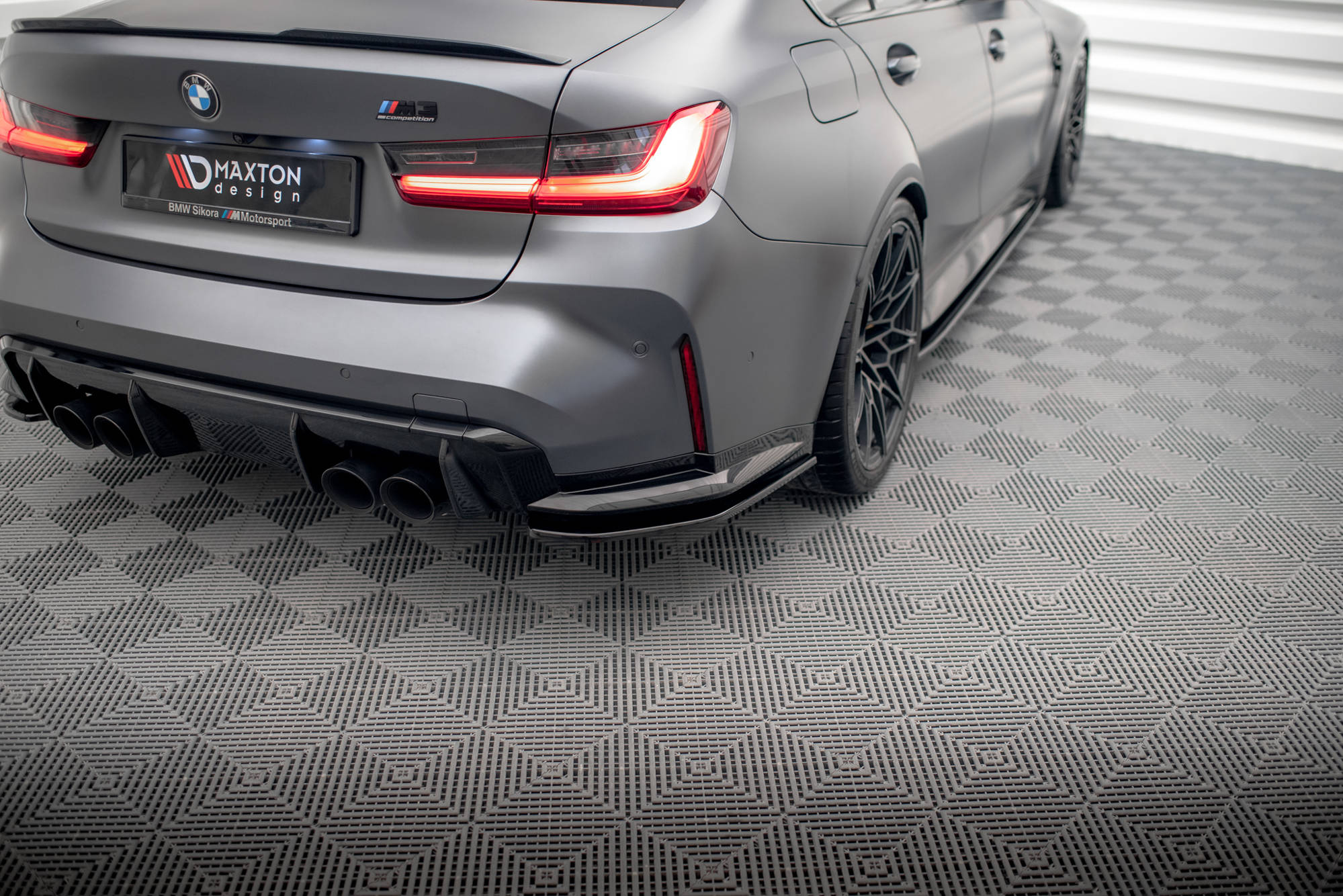 Rear Side Splitters V.1 BMW M3 G80 - 4