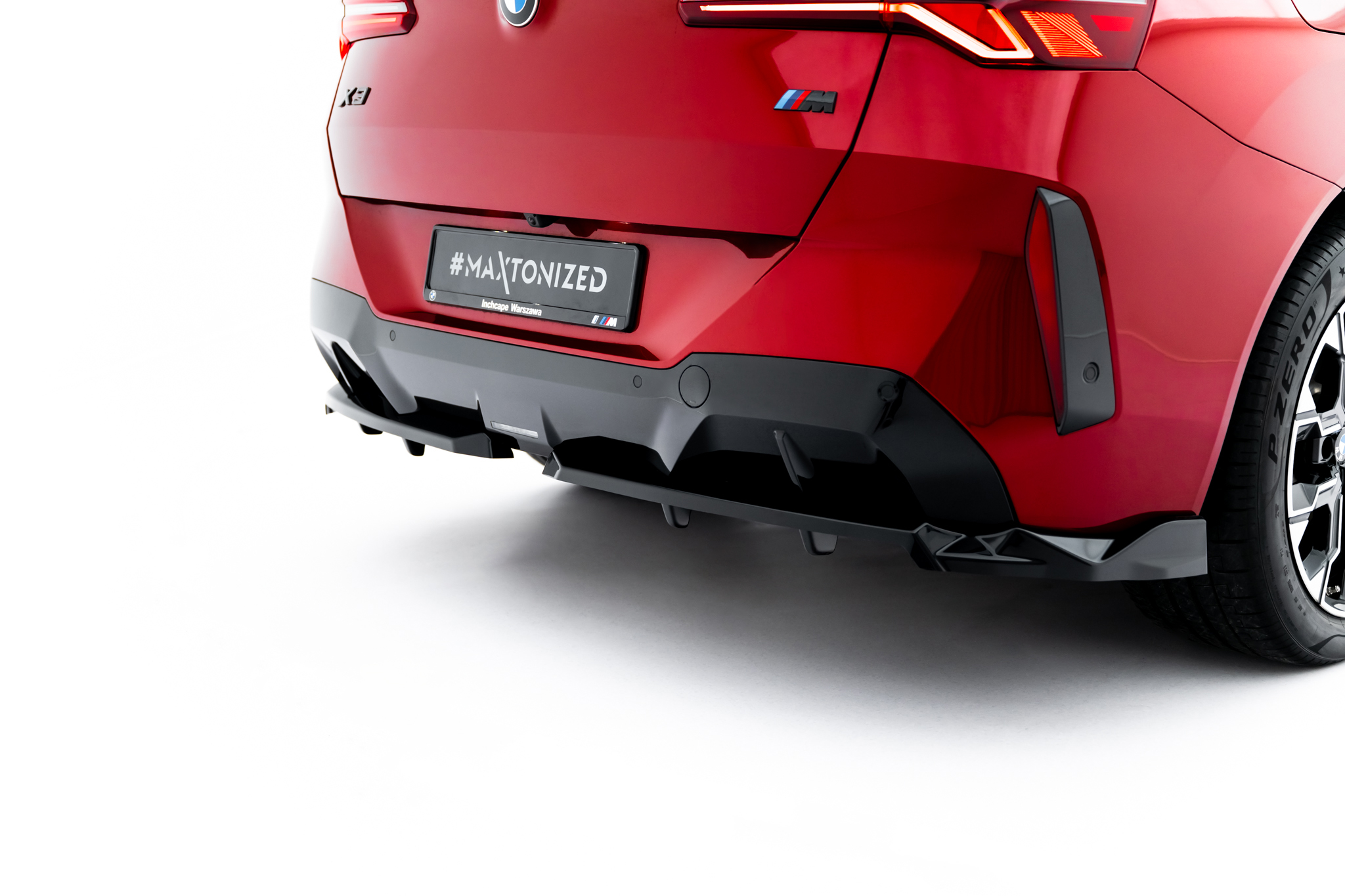 REAR SPLITTER (WITH VERTICAL BARS) SUITABLE FOR BMW X3 M-PACK G45 – MAXTON DESIGN - 4
