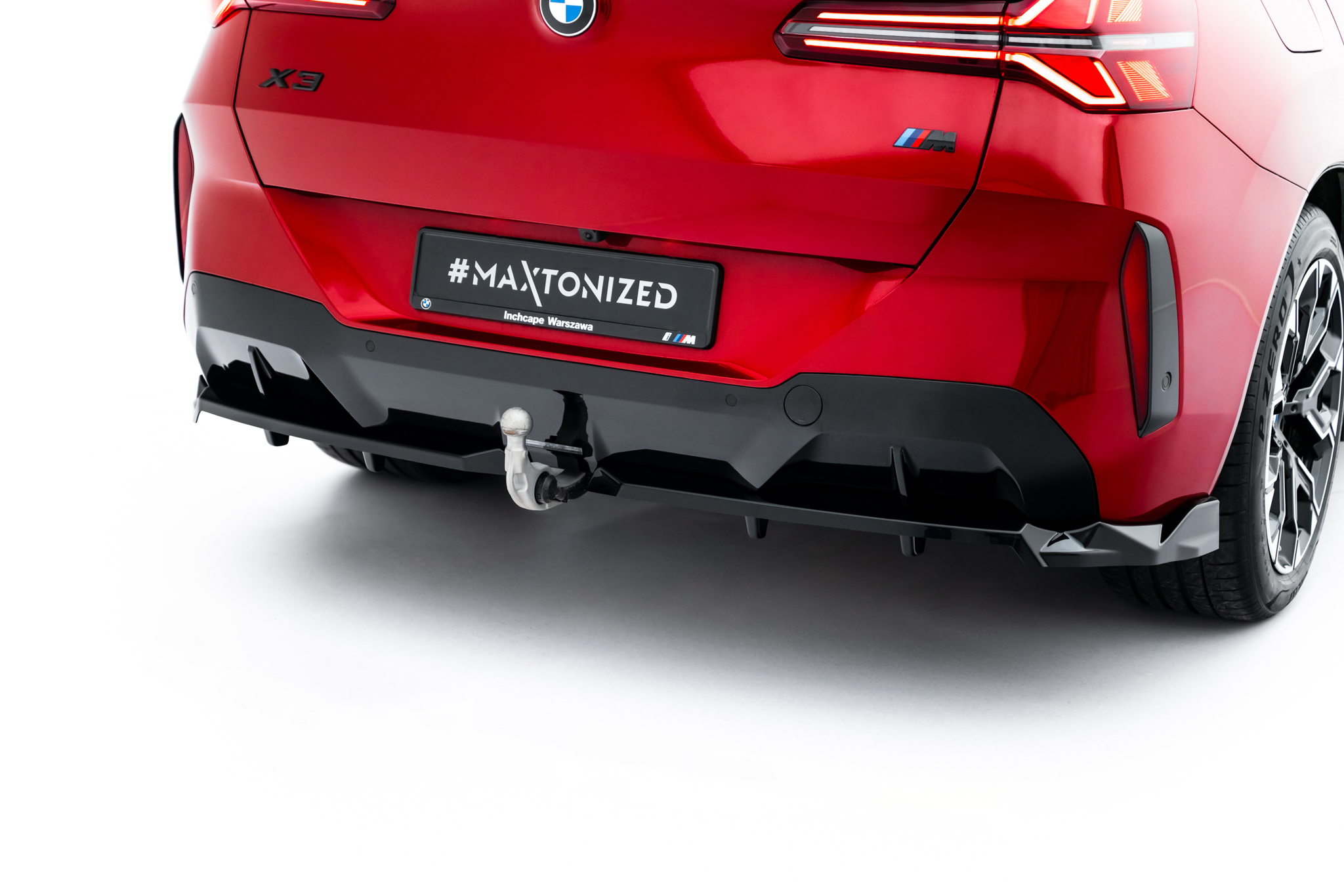 REAR SPLITTER (WITH VERTICAL BARS) SUITABLE FOR BMW X3 M-PACK G45 – MAXTON DESIGN - 6