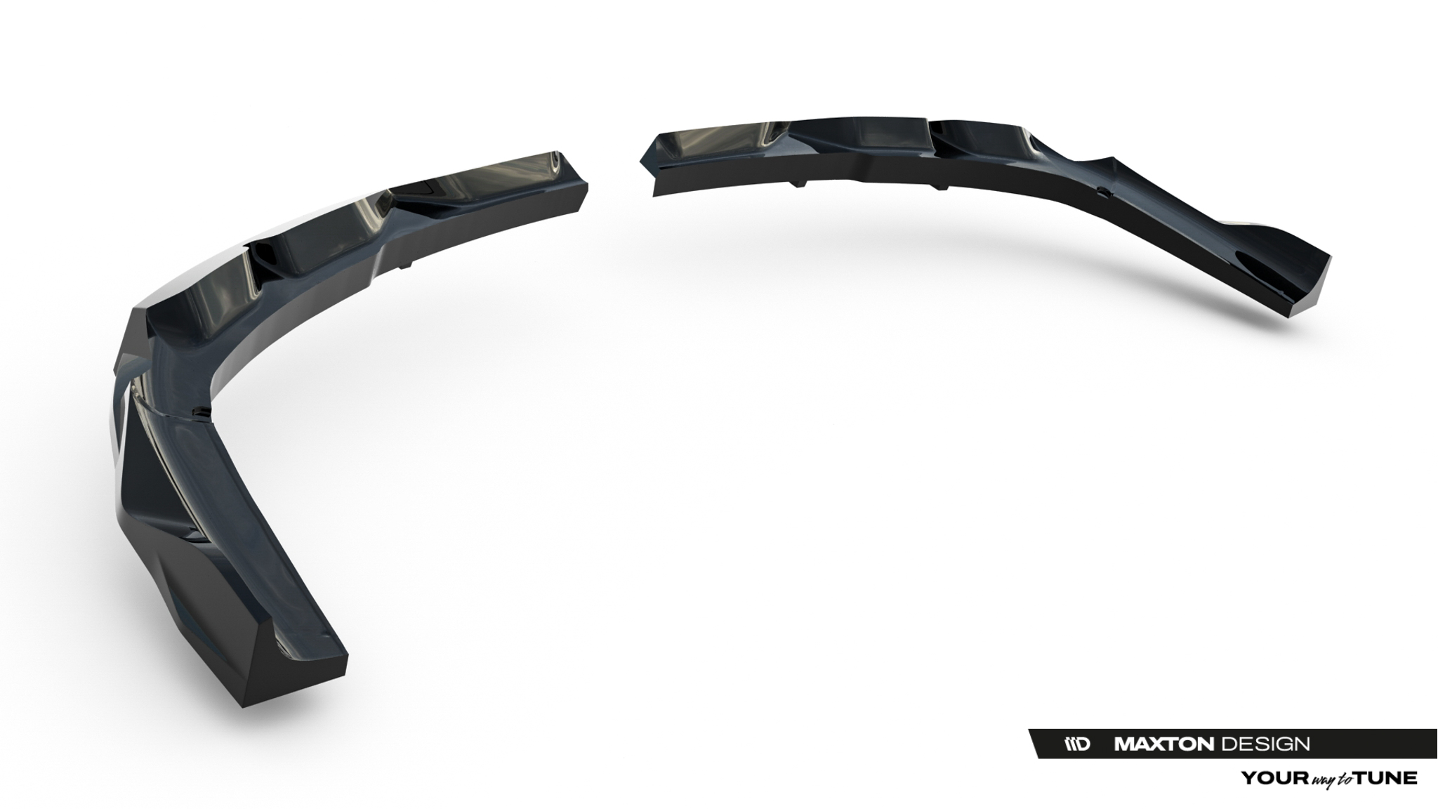 REAR SPLITTER (WITH VERTICAL BARS) SUITABLE FOR BMW X3 M-PACK G45 – MAXTON DESIGN - 5