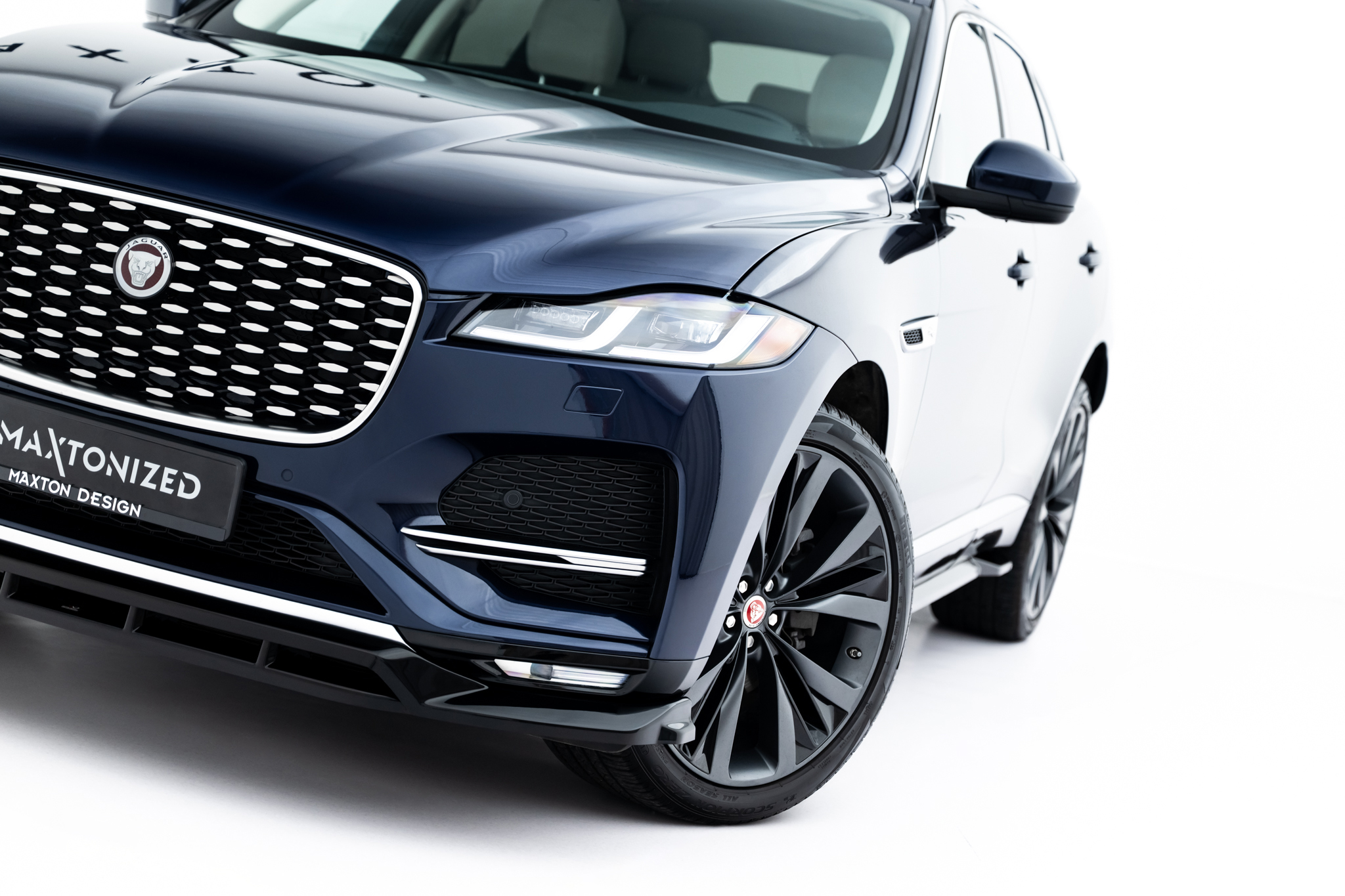 FRONT SPLITTER SUITABLE FOR JAGUAR F-PACE R-SPORT X761 FACELIFT – MAXTON DESIGN - 6