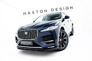 FRONT SPLITTER SUITABLE FOR JAGUAR F-PACE R-SPORT X761 FACELIFT – MAXTON DESIGN
