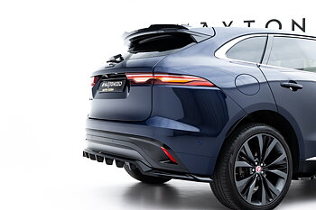 REAR SPLITTER (WITH VERTICAL BARS) SUITABLE FOR JAGUAR F-PACE R-SPORT X761 FACELIFT – MAXTON DESIGN