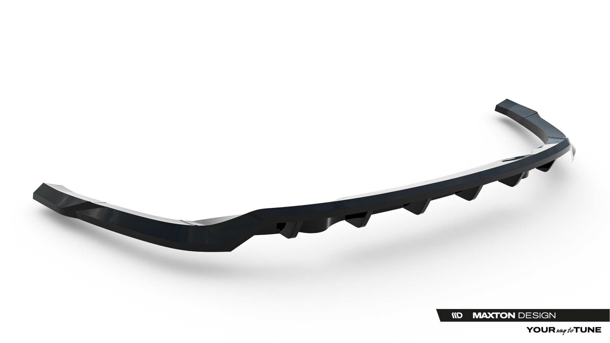 REAR SPLITTER (WITH VERTICAL BARS) SUITABLE FOR JAGUAR F-PACE R-SPORT X761 FACELIFT – MAXTON DESIGN - 4