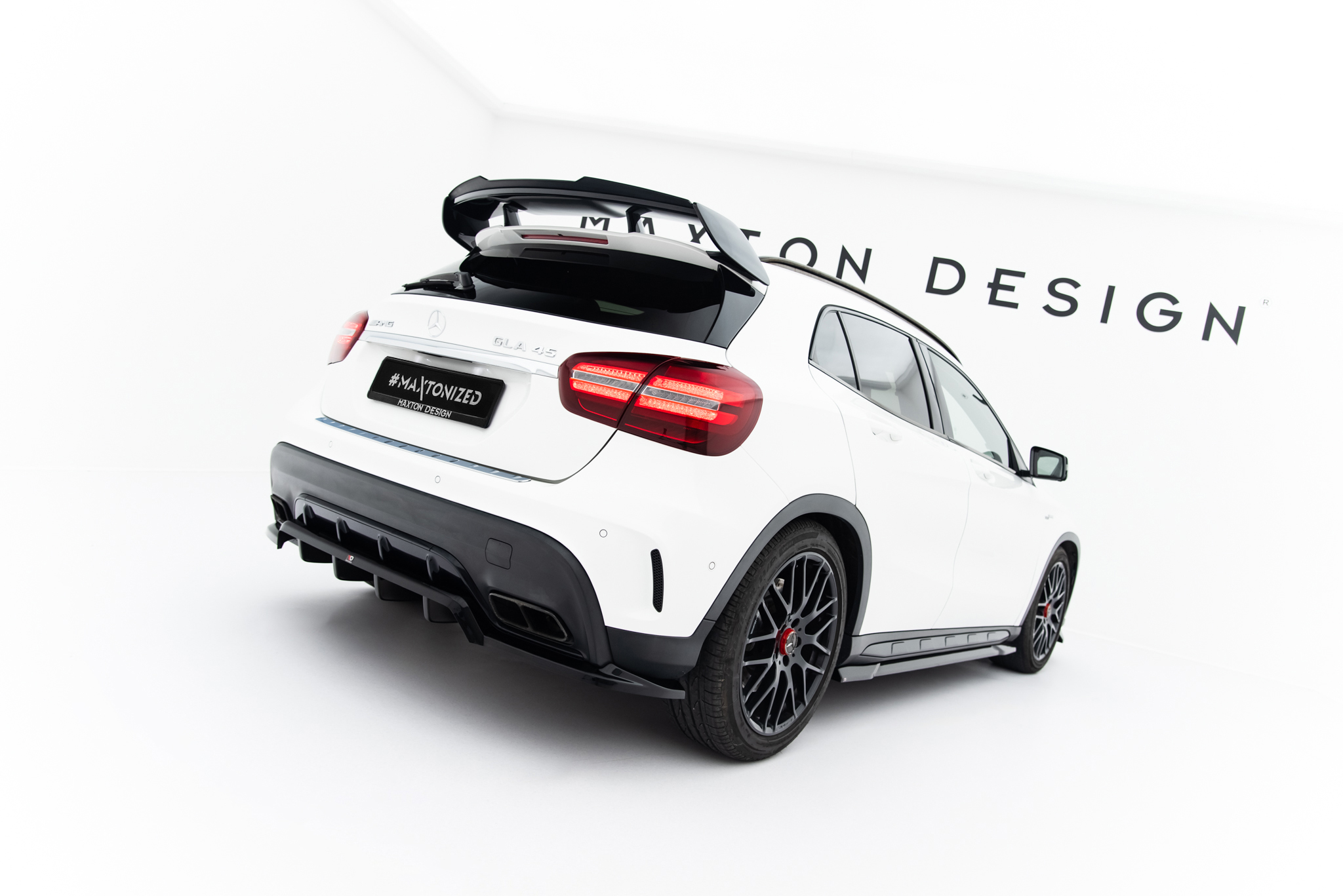 SPOILER CAP SUITABLE FOR MERCEDES-BENZ GLA 45 AMG X156 FACELIFT – MAXTON DESIGN - 5
