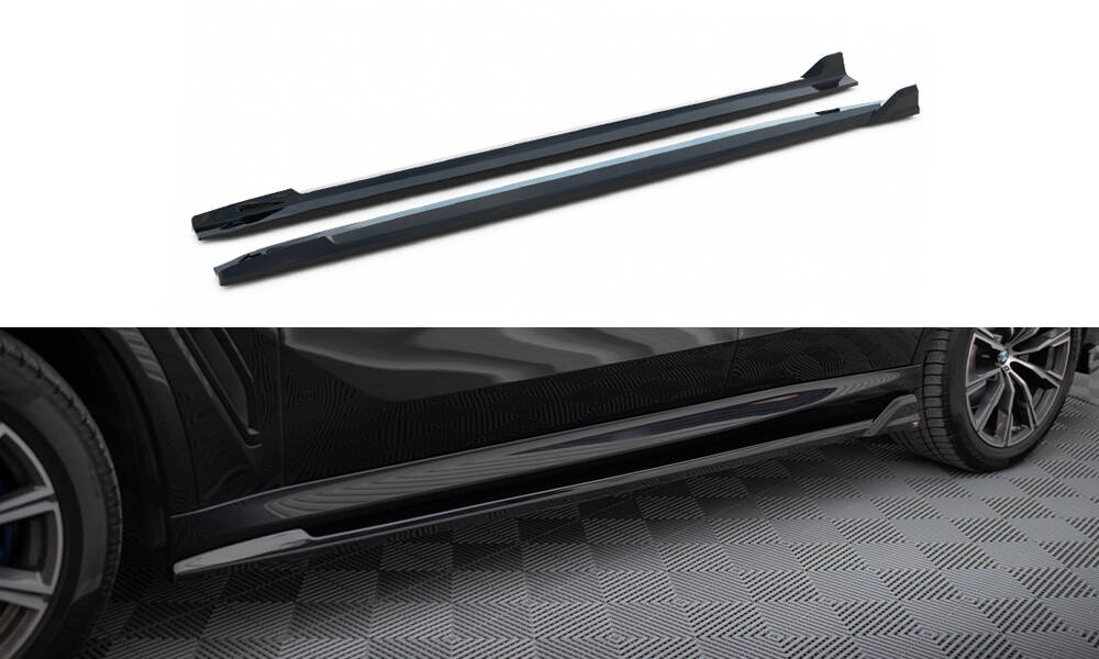 Side Skirts Diffusers V.2 BMW X5 M-Sport G05
