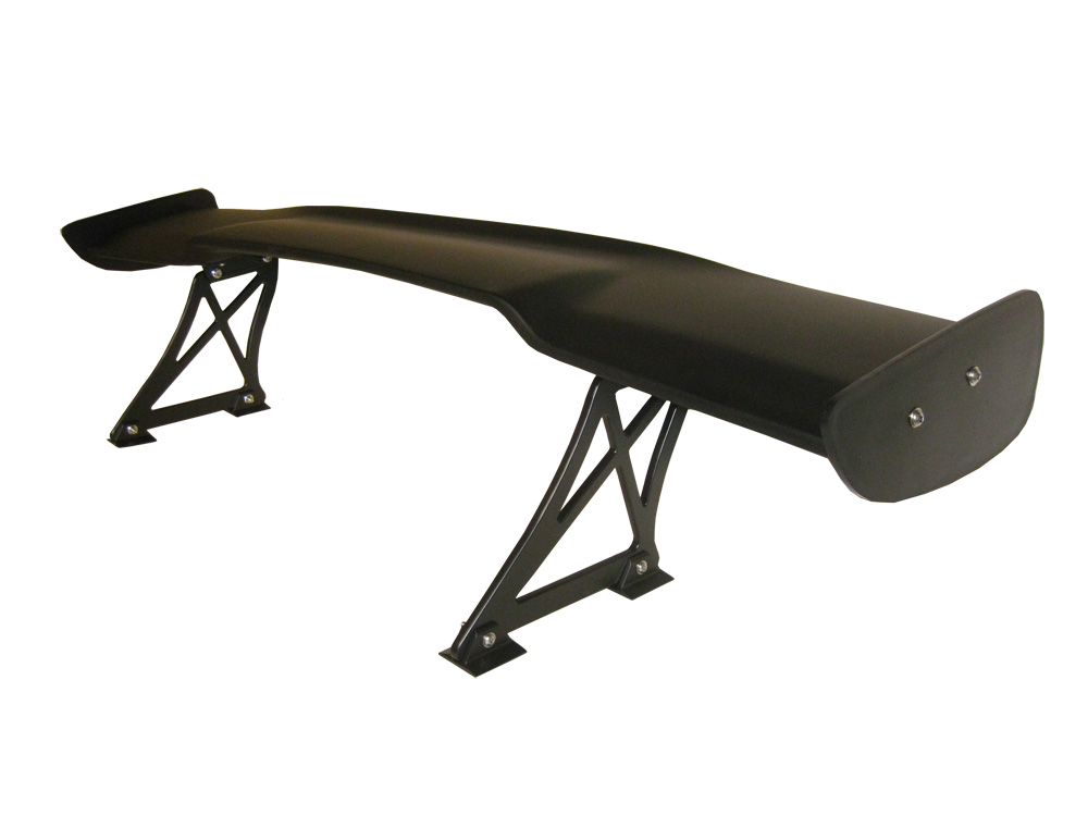 UNIVERSAL LIGHTWEIGHT BLACK FRP REAR WING/SPOILER GT7