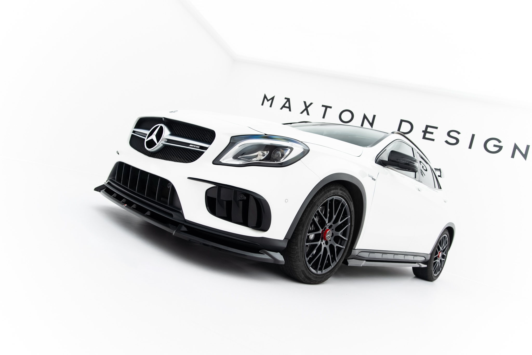 FRONT SPLITTER SUITABLE FOR MERCEDES-BENZ GLA 45 AMG X156 FACELIFT – MAXTON DESIGN - 7
