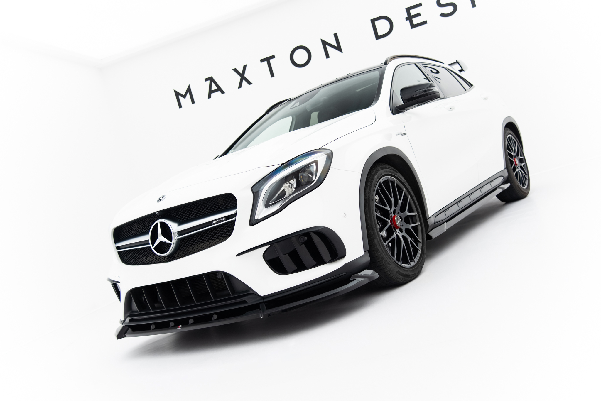 FRONT SPLITTER SUITABLE FOR MERCEDES-BENZ GLA 45 AMG X156 FACELIFT – MAXTON DESIGN