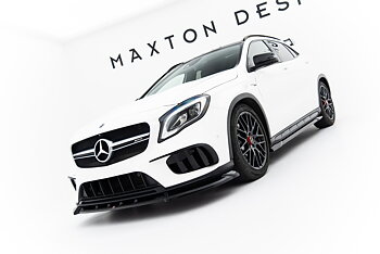 FRONT SPLITTER SUITABLE FOR MERCEDES-BENZ GLA 45 AMG X156 FACELIFT – MAXTON DESIGN