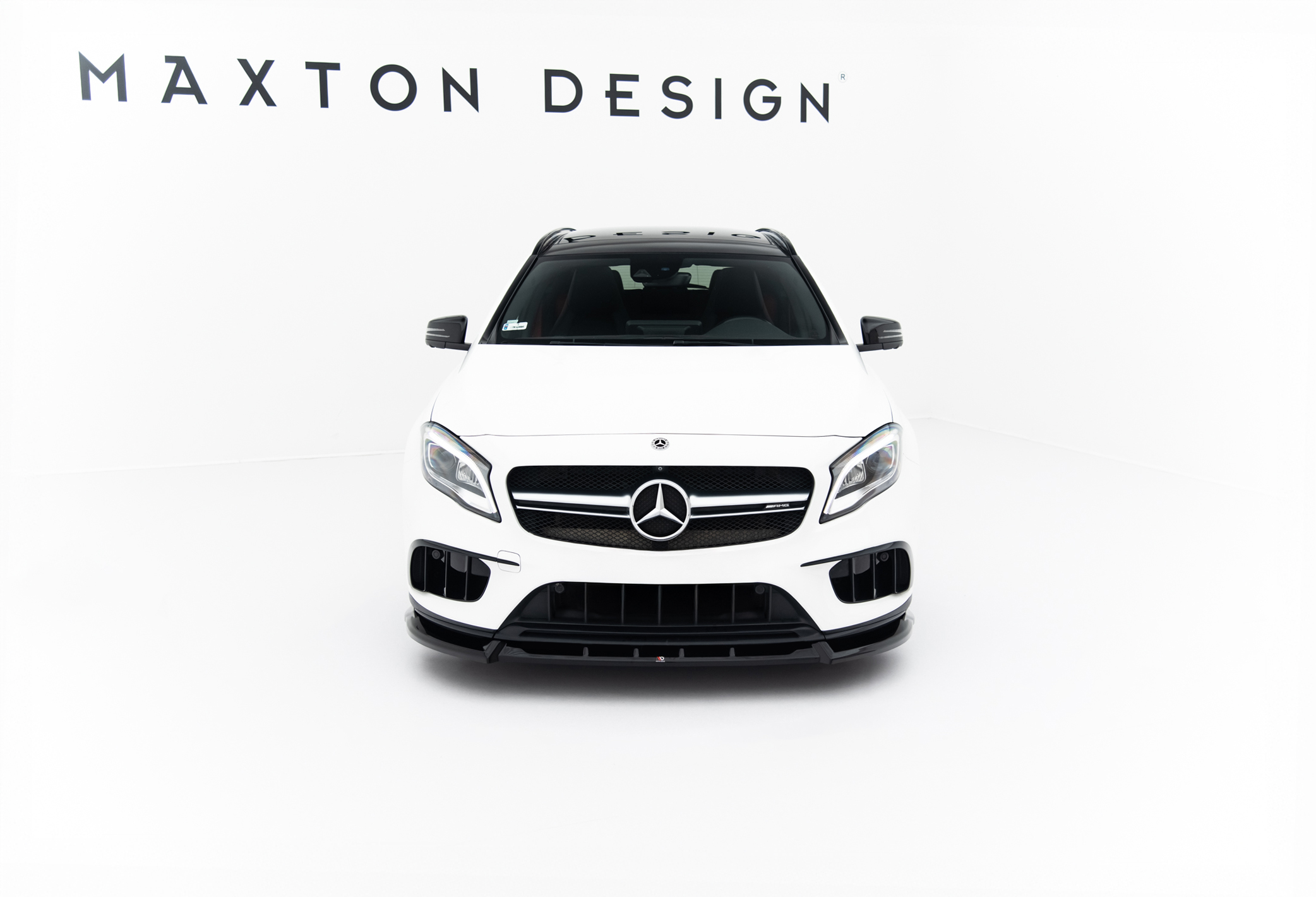 FRONT SPLITTER SUITABLE FOR MERCEDES-BENZ GLA 45 AMG X156 FACELIFT – MAXTON DESIGN - 6