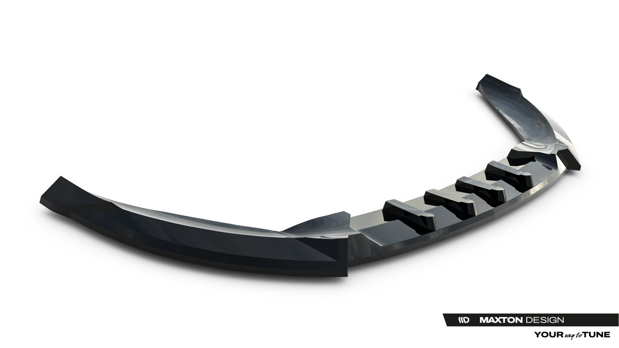 FRONT SPLITTER SUITABLE FOR MERCEDES-BENZ GLA 45 AMG X156 FACELIFT – MAXTON DESIGN - 2