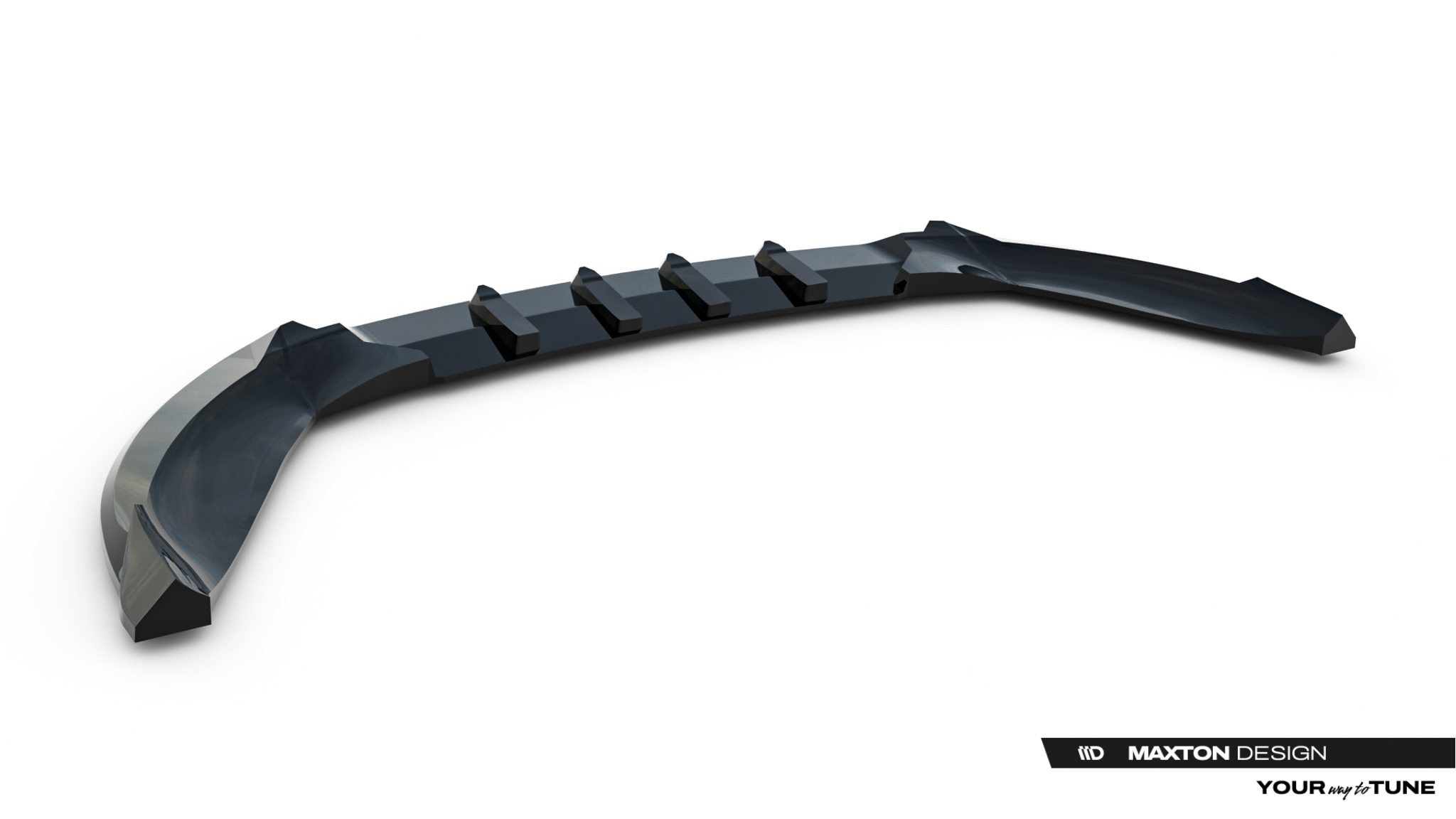 FRONT SPLITTER SUITABLE FOR MERCEDES-BENZ GLA 45 AMG X156 FACELIFT – MAXTON DESIGN - 4