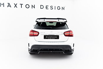 REAR SPLITTER (WITH VERTICAL BARS) SUITABLE FOR MERCEDES-BENZ GLA 45 AMG X156 FACELIFT – MAXTON DESIGN