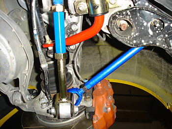NISSAN 350Z REAR UPPER ADJUSTABLE CAMBER ARMS MEGAN RACING
