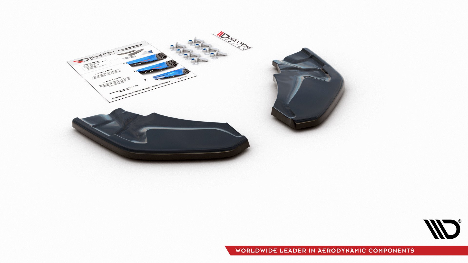 Rear Side Splitters BMW X2 F39 M Sport - 7