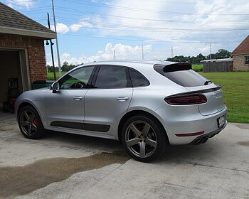 AGENCY POWER GLOSS CARBON FIBER DTM STYLE REAR DIFFUSER PORSCHE MACAN 95B 15-16