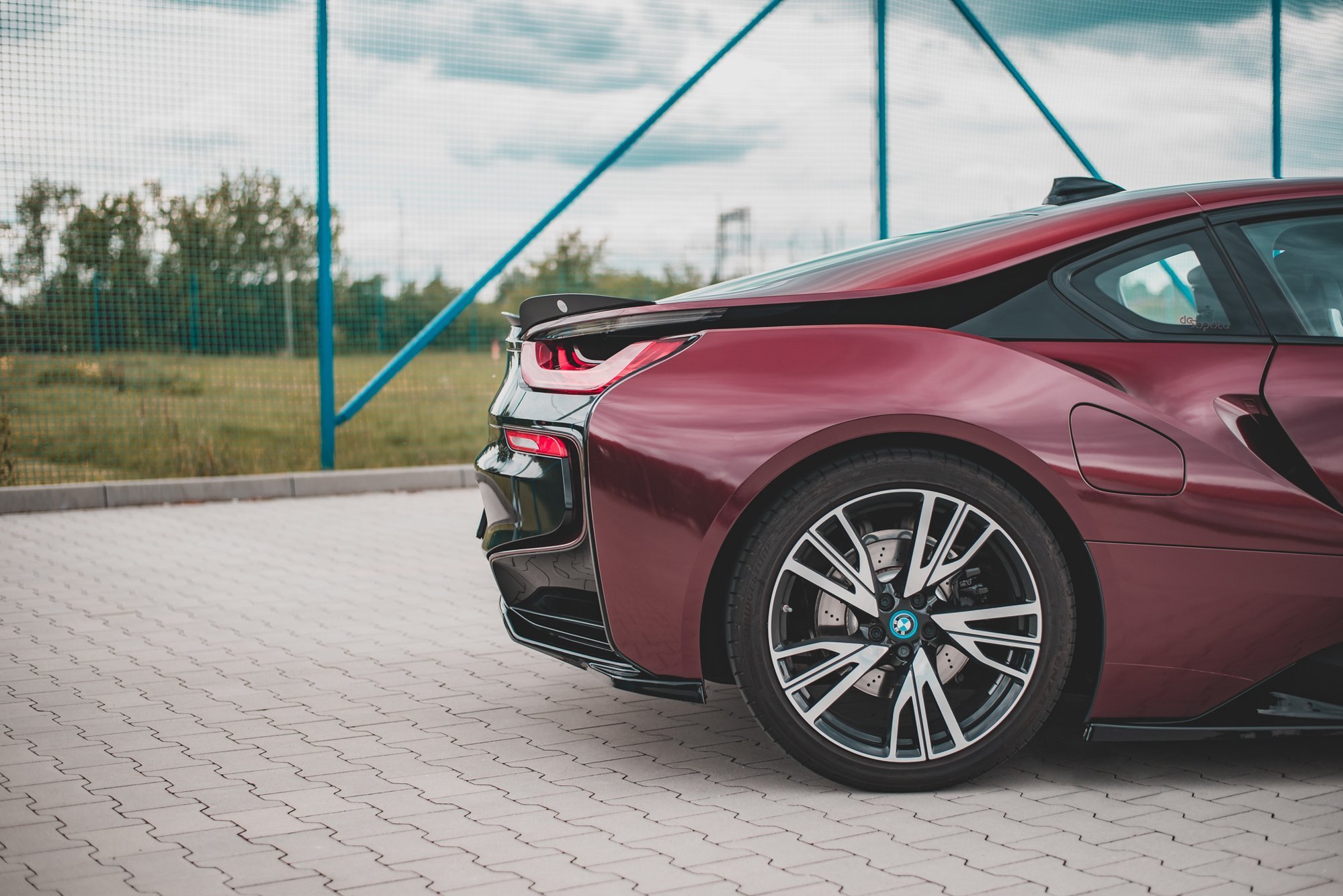 Central Rear Splitter Bmw I8 (2014-2020) - 6