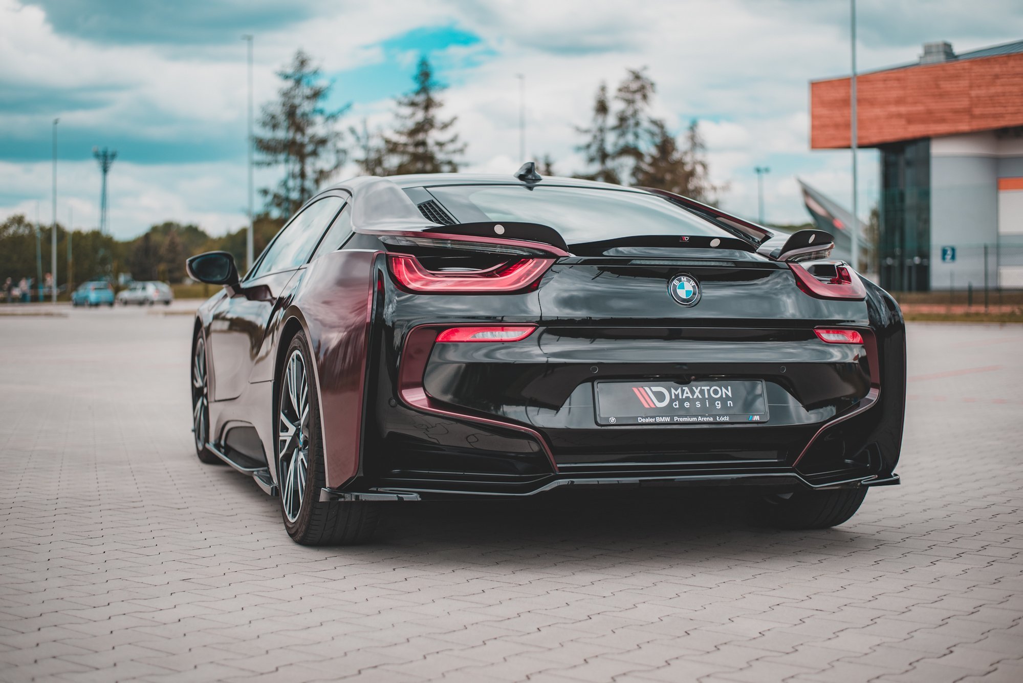 Central Rear Splitter Bmw I8 (2014-2020) - 2