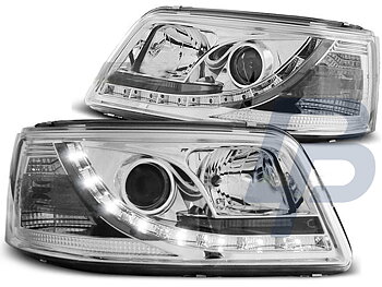 HEADLIGHTS VW T5 04.03-08.09 DAYLIGHT CHROME