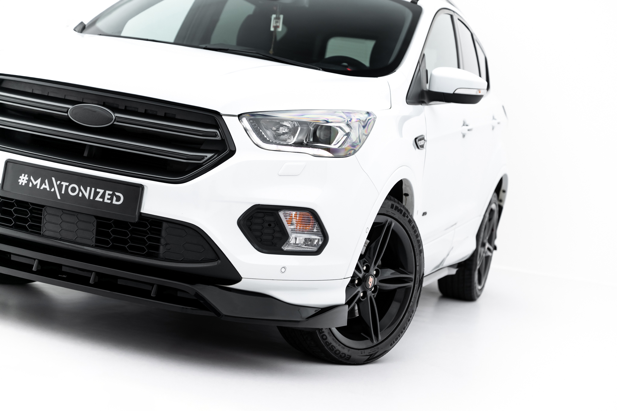 FRONT SPLITTER SUITABLE FOR FORD KUGA ST-LINE MK2 FACELIFT – MAXTON DESIGN - 2