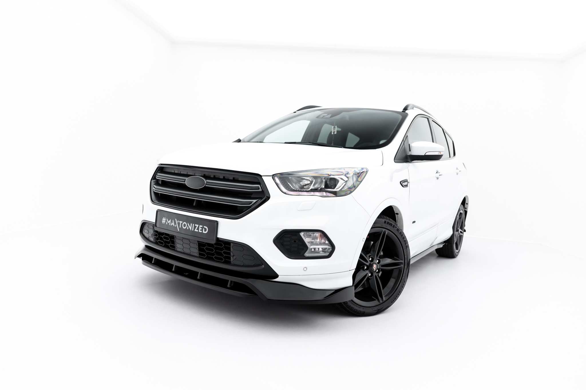FRONT SPLITTER SUITABLE FOR FORD KUGA ST-LINE MK2 FACELIFT – MAXTON DESIGN - 6