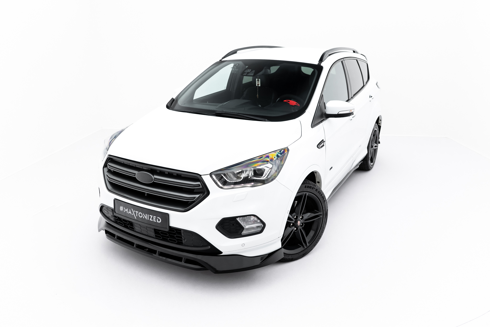 FRONT SPLITTER SUITABLE FOR FORD KUGA ST-LINE MK2 FACELIFT – MAXTON DESIGN - 7