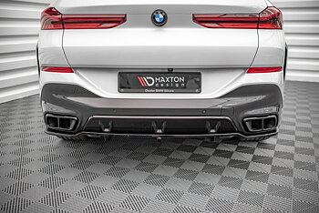 Central Rear Splitter (Vertical Bars) V.1 BMW X6 M-Pack G06
