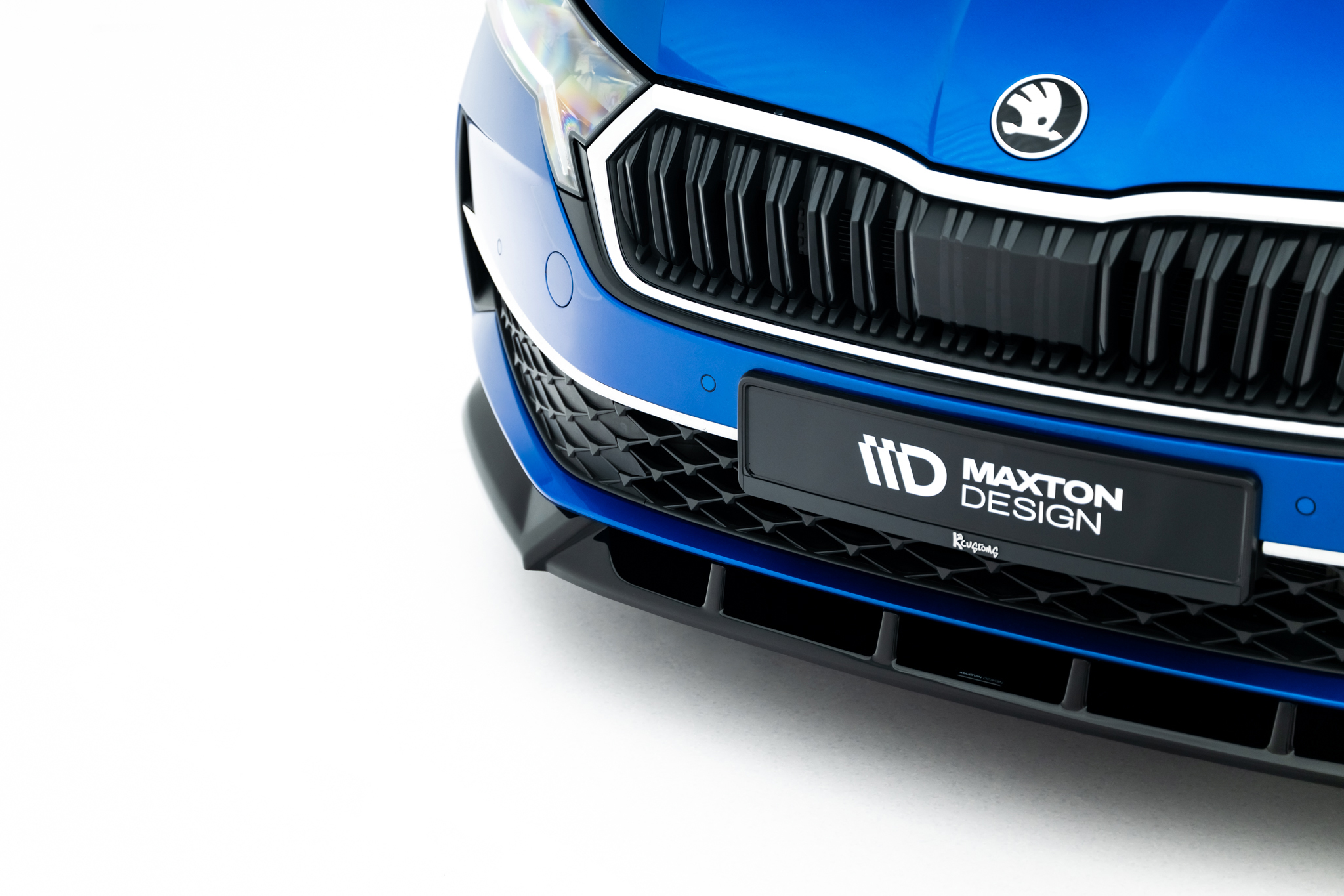 FRONT SPLITTER SUITABLE FOR SKODA OCTAVIA LIFTBACK / COMBI MK4 FACELIFT – MAXTON DESIGN - 4